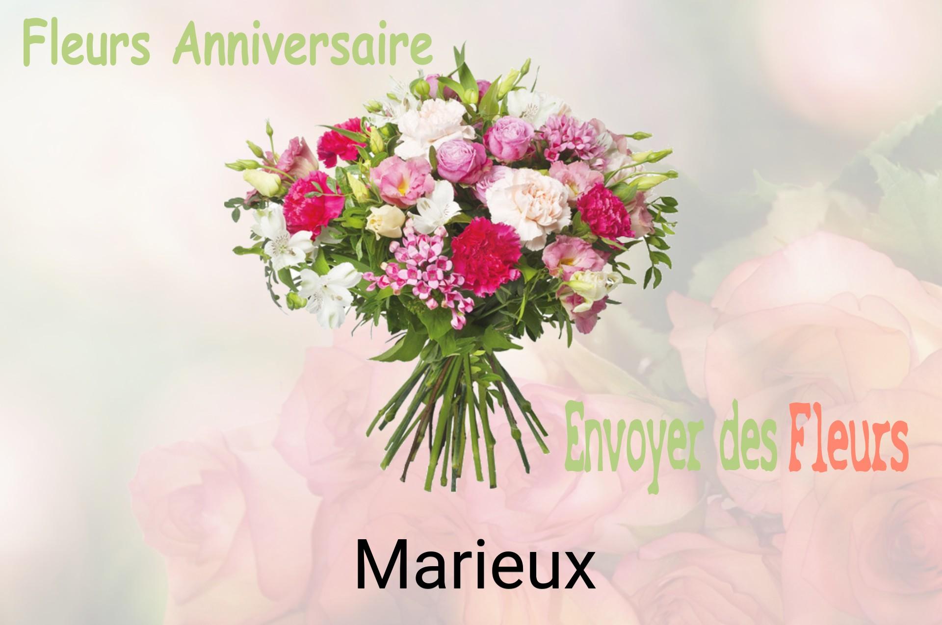 Bouquet de fleurs d’anniversaire livré à Marieux